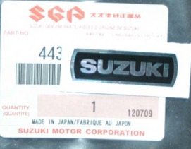 GT 380 Aufkleber Suzuki für Bremssattel