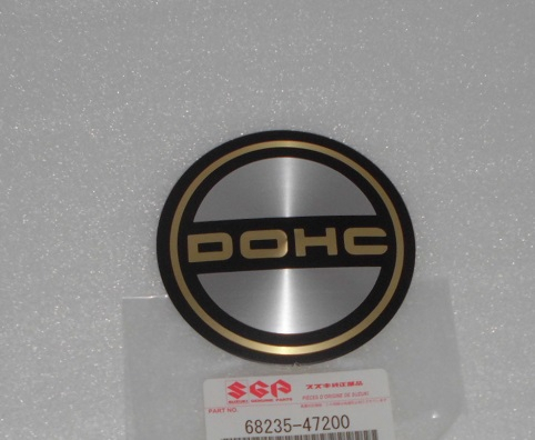 Emblem GS 550 L  Motordeckel Emblem Aufkleber DOHC